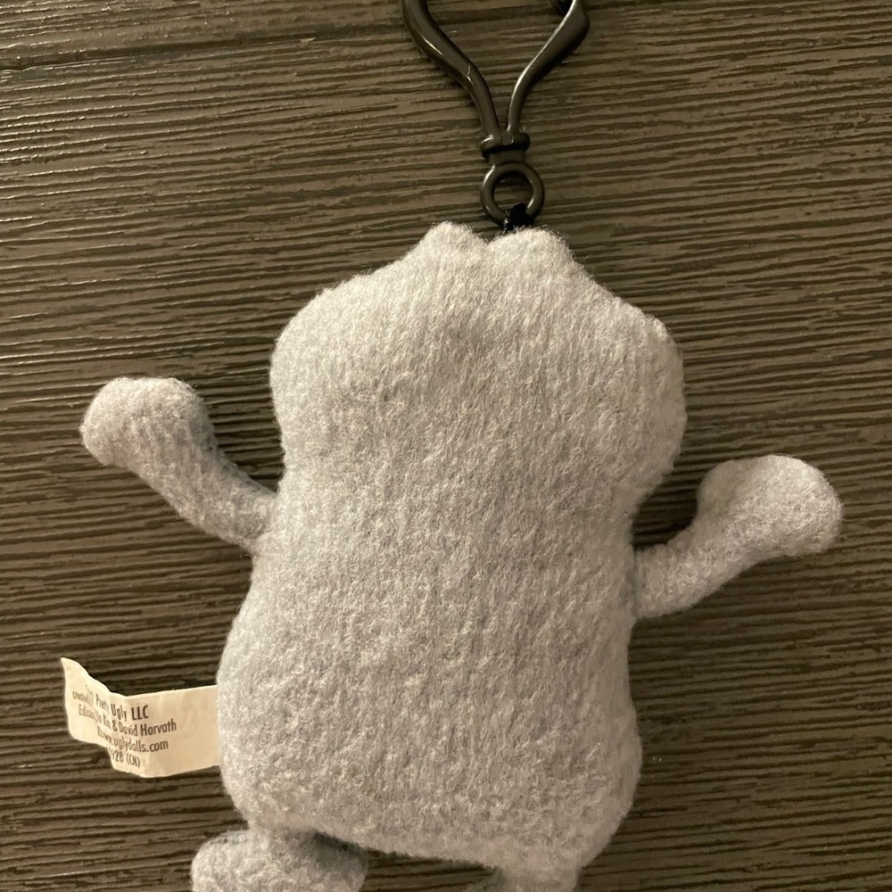 Uglydoll Gray Keychain Accessory 4" Mini - Picture 3 of 3